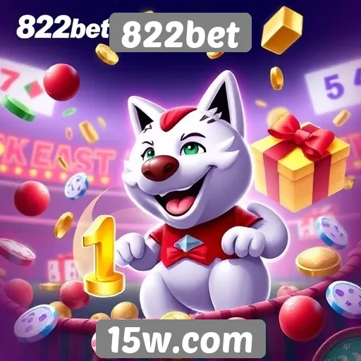 Variedade de jogos disponíveis na plataforma 822bet